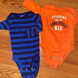 Carter’s Longsleeve Onesies Size Newborn